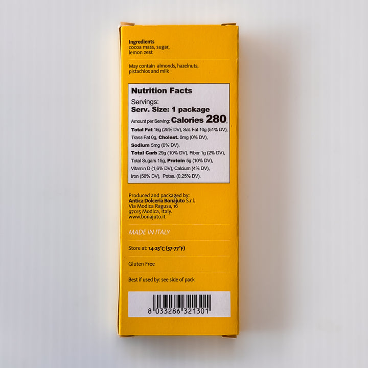 Bonajuto Dark Chocolate Bar