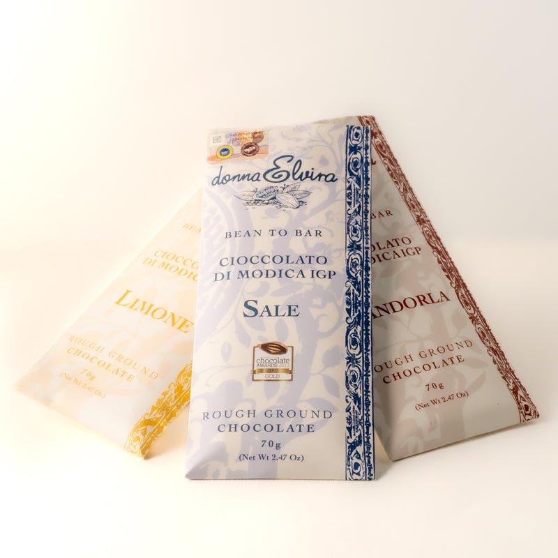 Dona Alvira Cioccolato di Modica - Modica Chocolate from Sicily