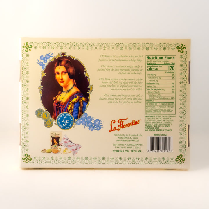 Italian Soft Almond and Pistachio Nougat (Torrone)