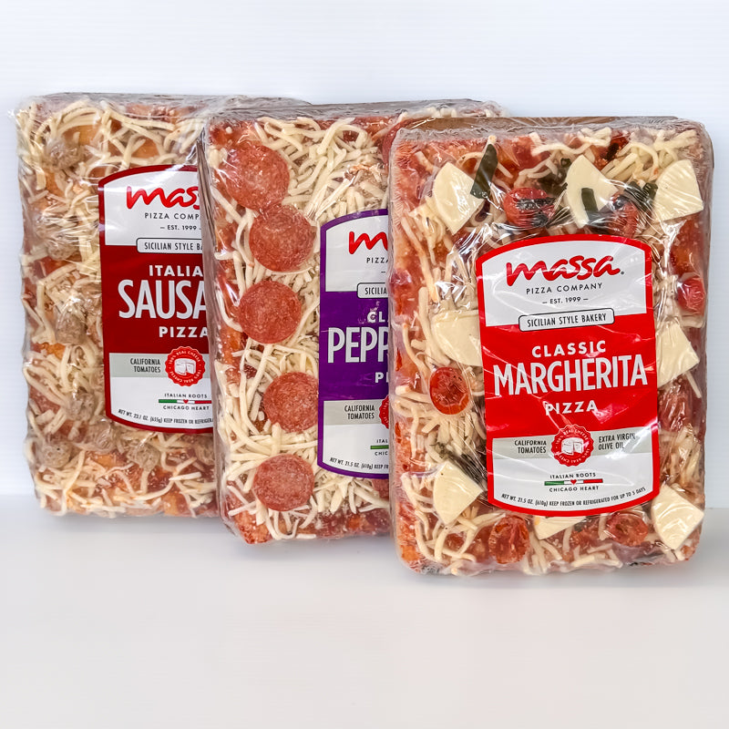 Massa Frozen Sicilian Style Pizza - Etto Pasta