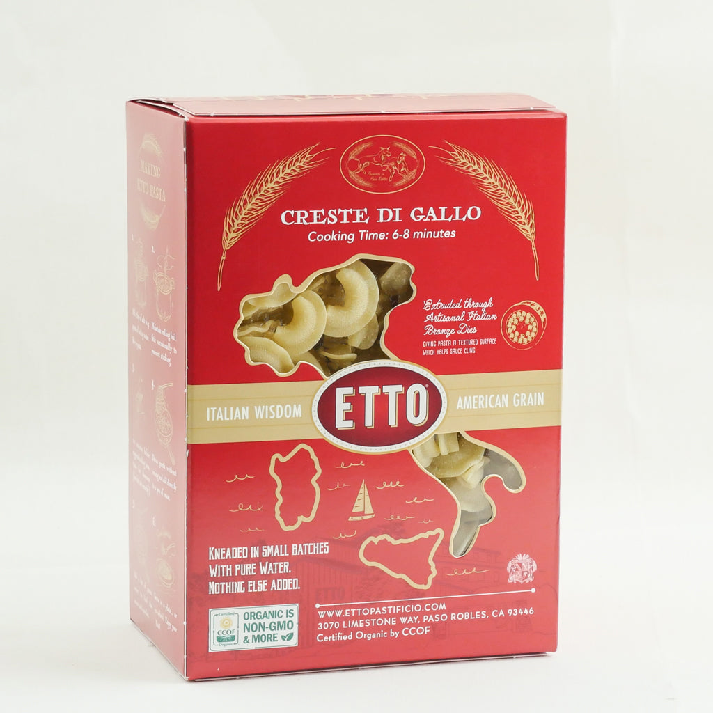 Cresti di Gallo Pasta  1 pound box. Italy cut out.