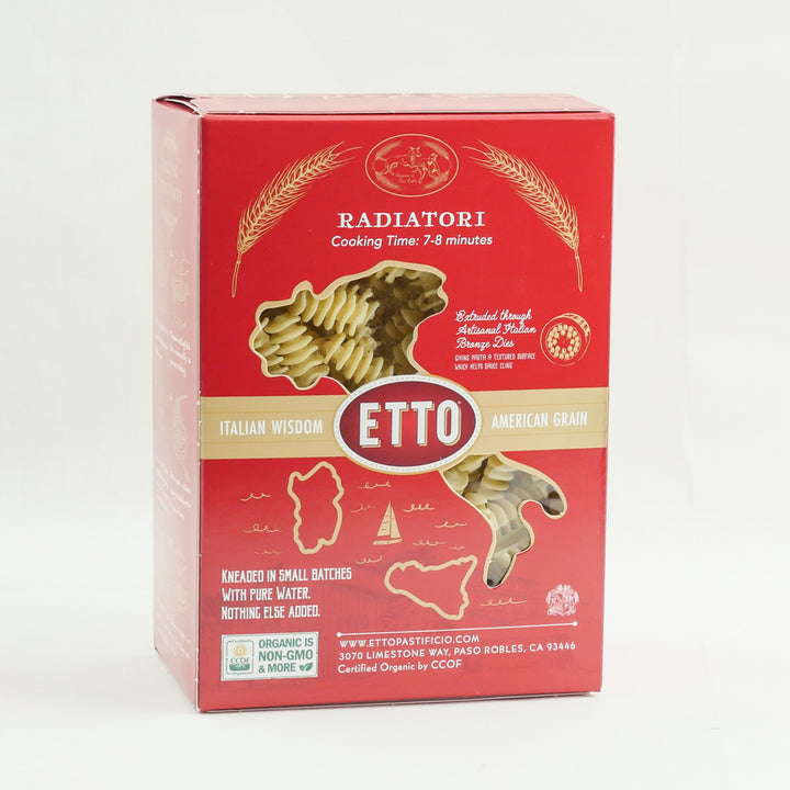 Radiatori Pasta 1 pound box. Italy cut out.