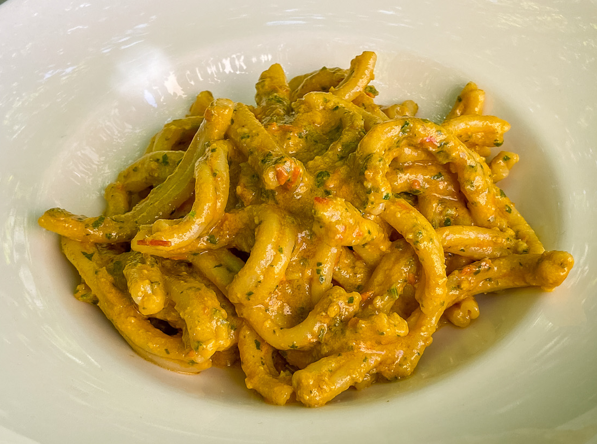 Casarecce With Pesto Trapanese