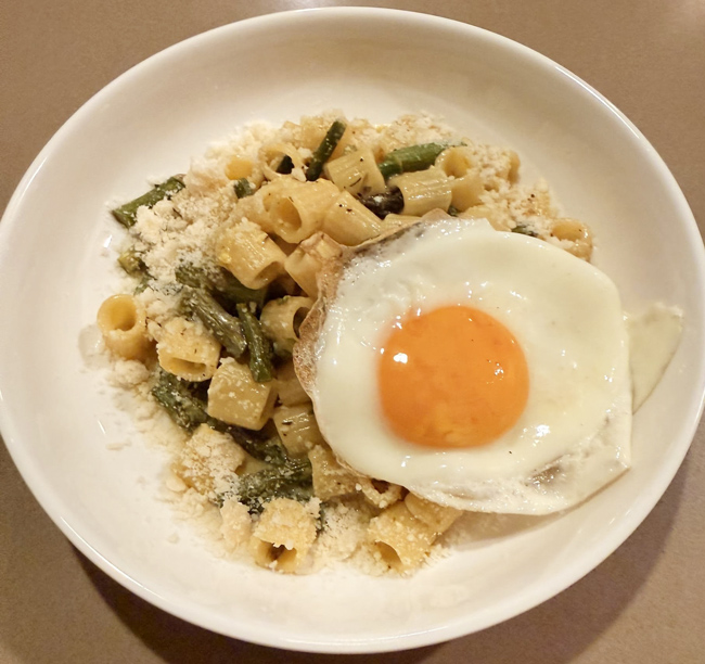 Asparagus Carbonara