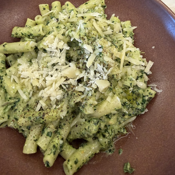 Pasta with Kale Pesto