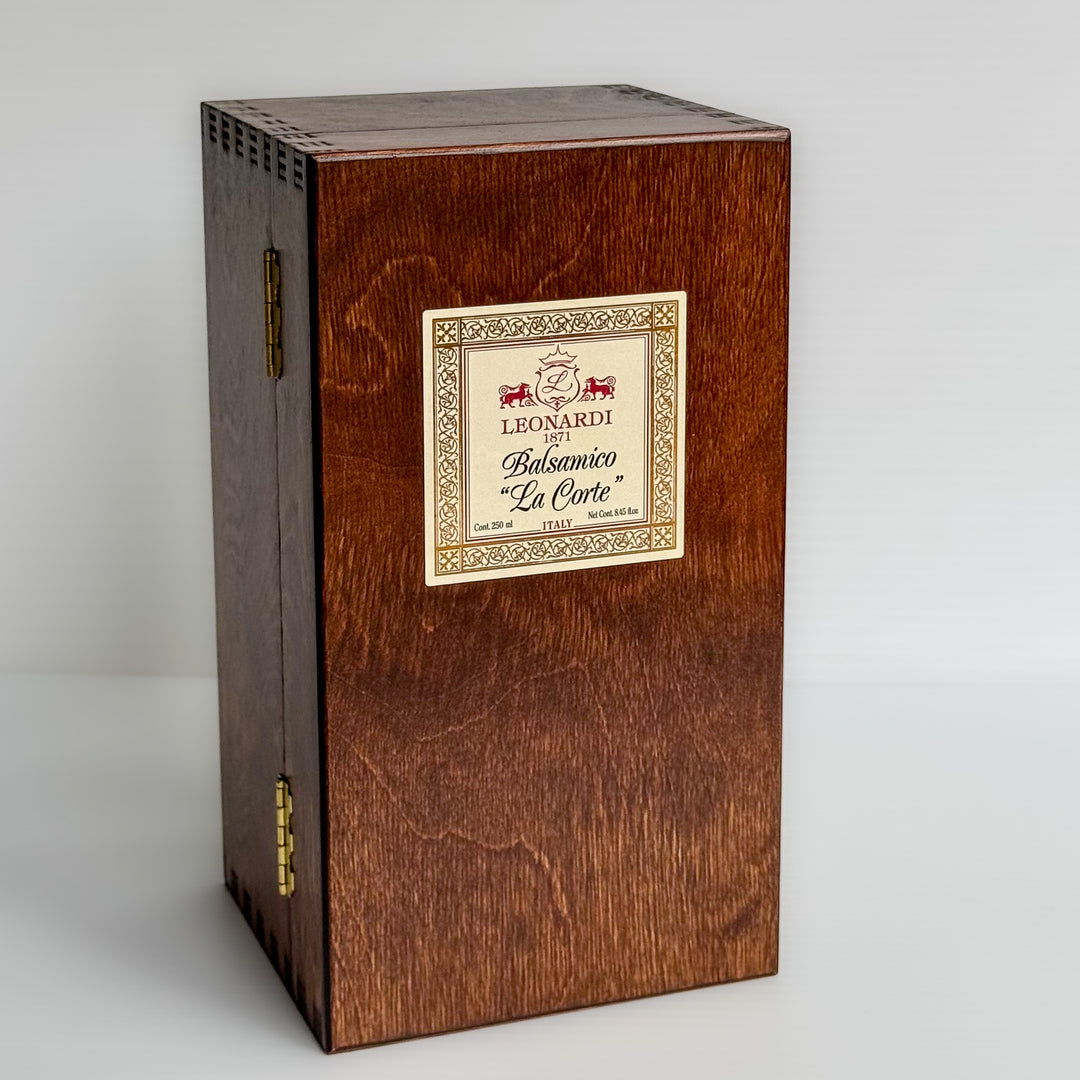 Leonardi 5 year old Balsamic condimento - Hand Blown Cruet