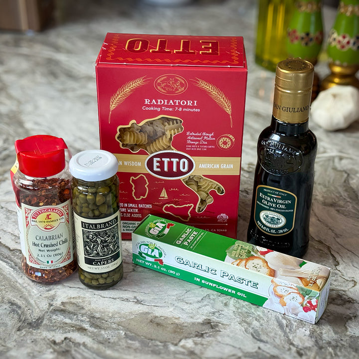 Aglio e Olio with Fried Capers Recipe Kit