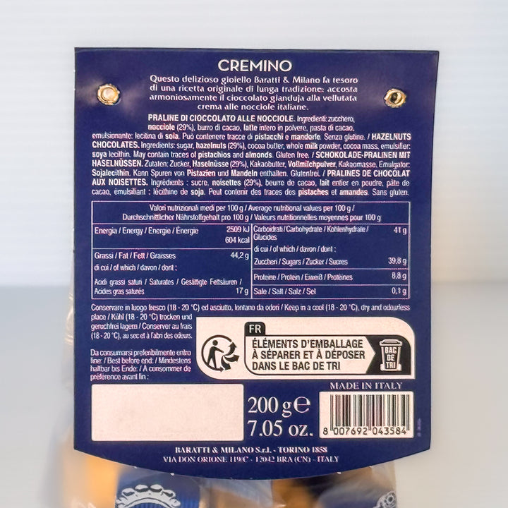 Baratti & Milano Cremino Chocolates