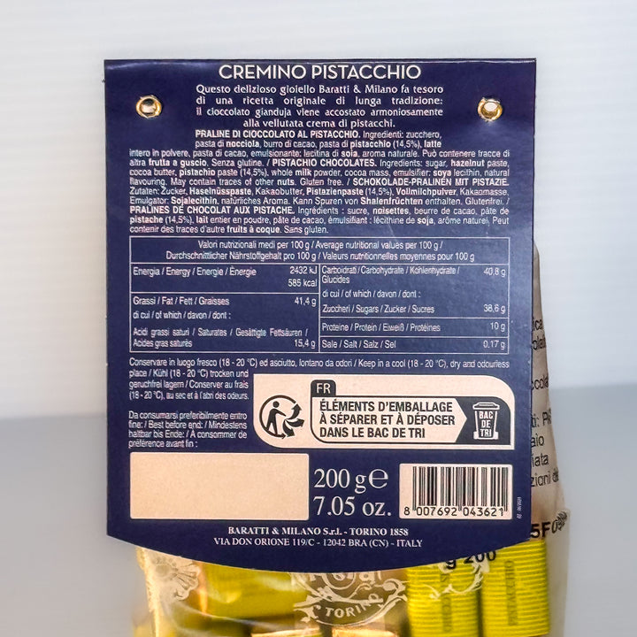 Baratti & Milano Cremino Chocolates