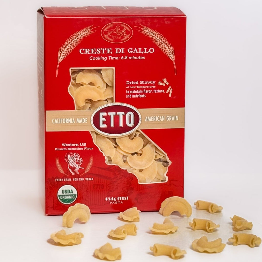 Creste di Gallo Pasta | 1lb, 4.5lb, 15lb Sizes | Etto Pastificio