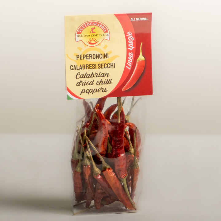 Calabrian Dried Hot Long Peppers