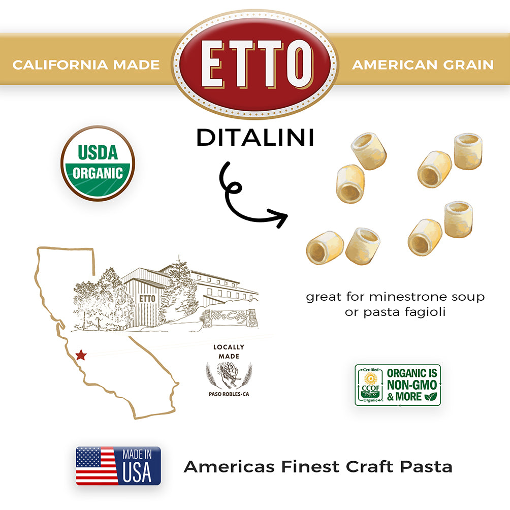 Ditalini - 6.5lb Large Bag