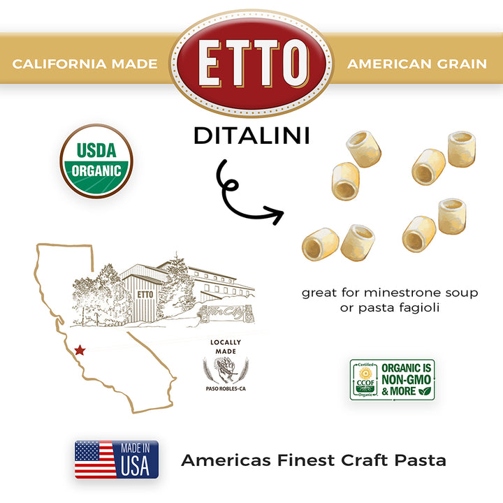 Ditalini - 6.5lb Large Bag