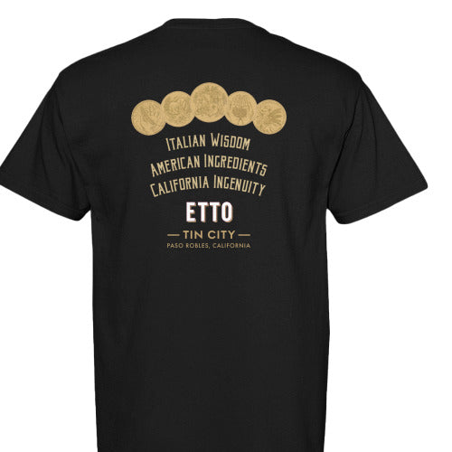 T-shirt (Short Sleeve) Black Etto