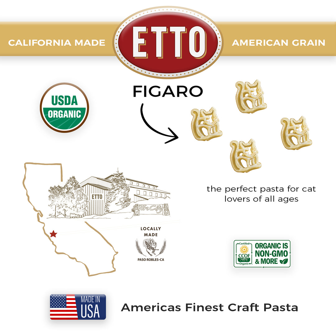 Figaro Cat Shaped Pasta - 6.5lb Large Bag