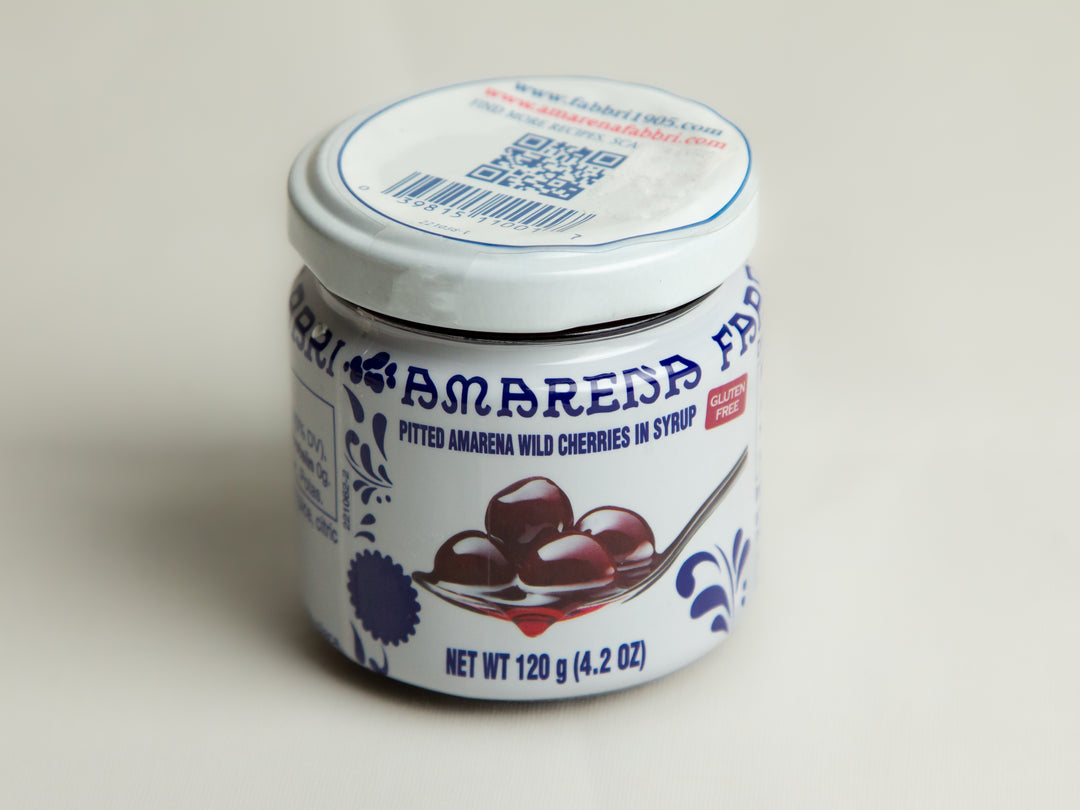 small jar of Fabbri Amarena Cherries