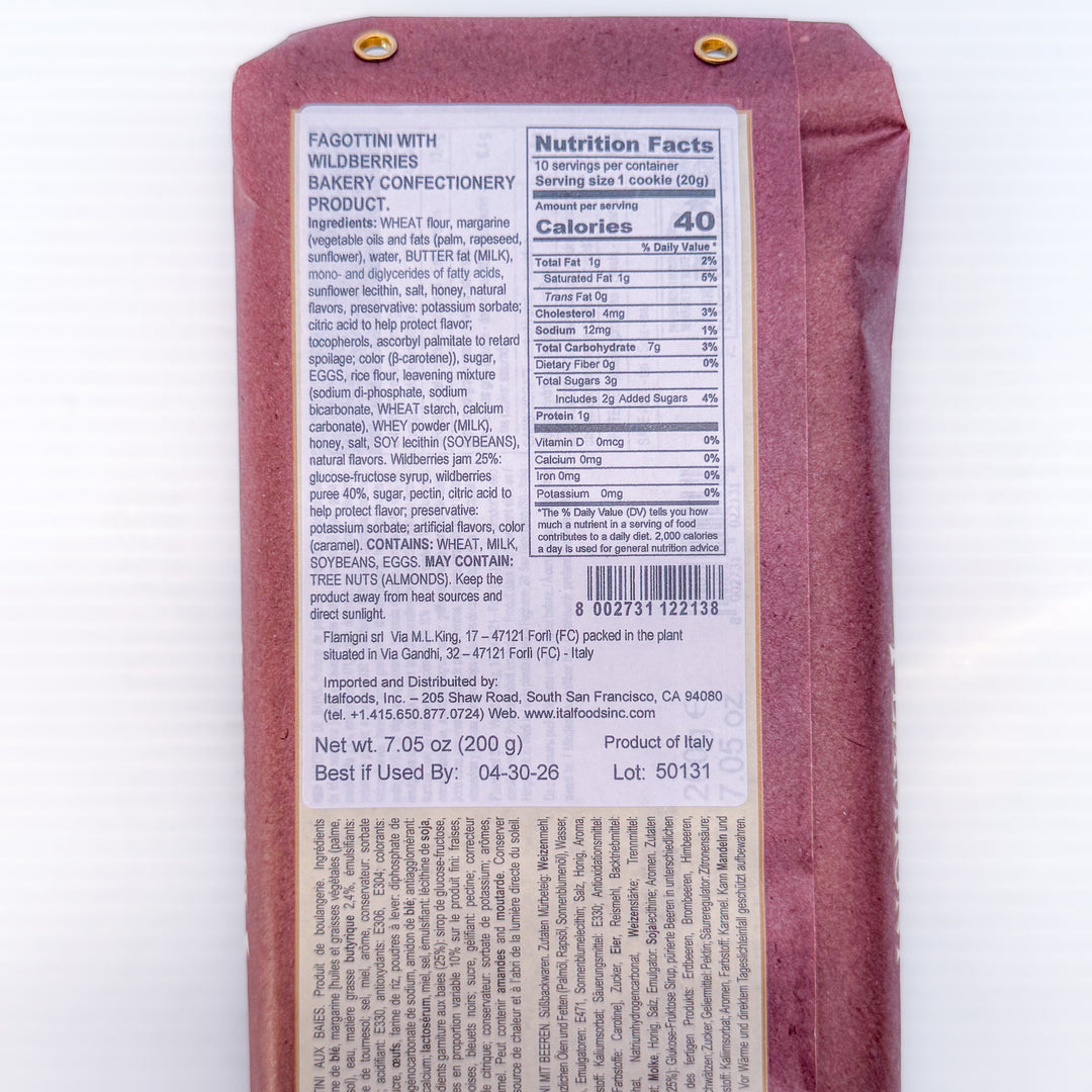 Flamigni Faggotini Cookies