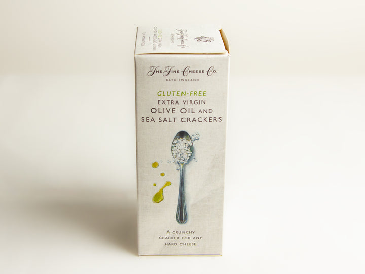 box of Gluten Free EVOO and Sea Salt Crackers side 2