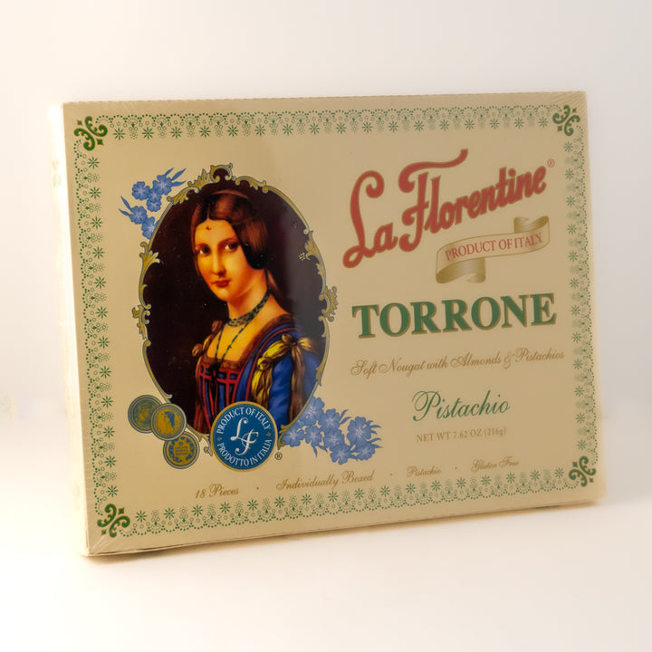 Italian Soft Almond and Pistachio Nougat (Torrone)