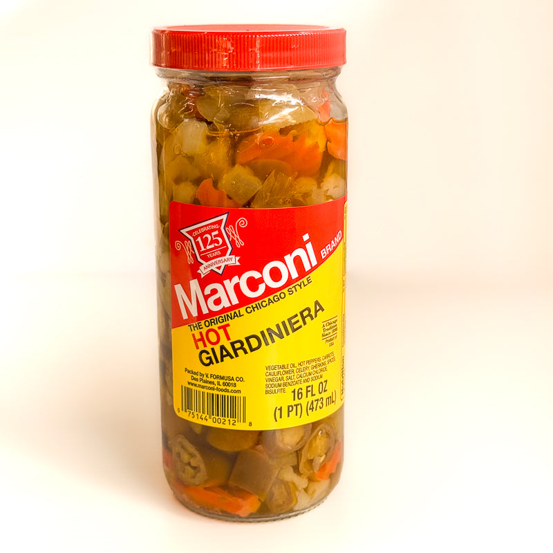 Marconi Giardiniera and Muffaletta Condiments