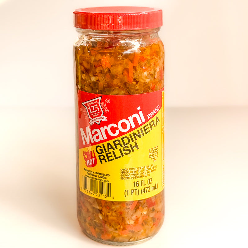 Marconi Giardiniera and Muffaletta Condiments