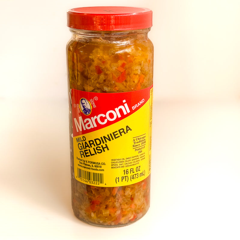 Marconi Giardiniera and Muffaletta Condiments