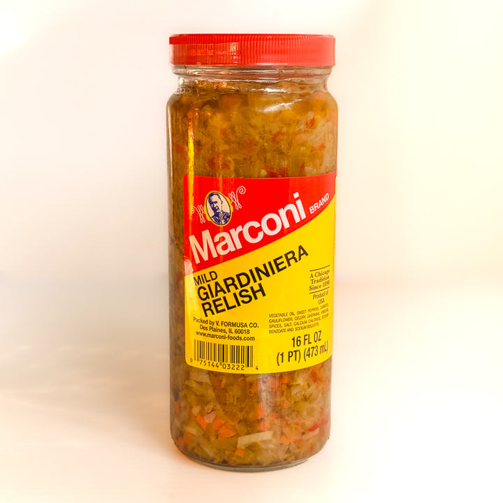 Marconi Giardiniera and Muffaletta Condiments