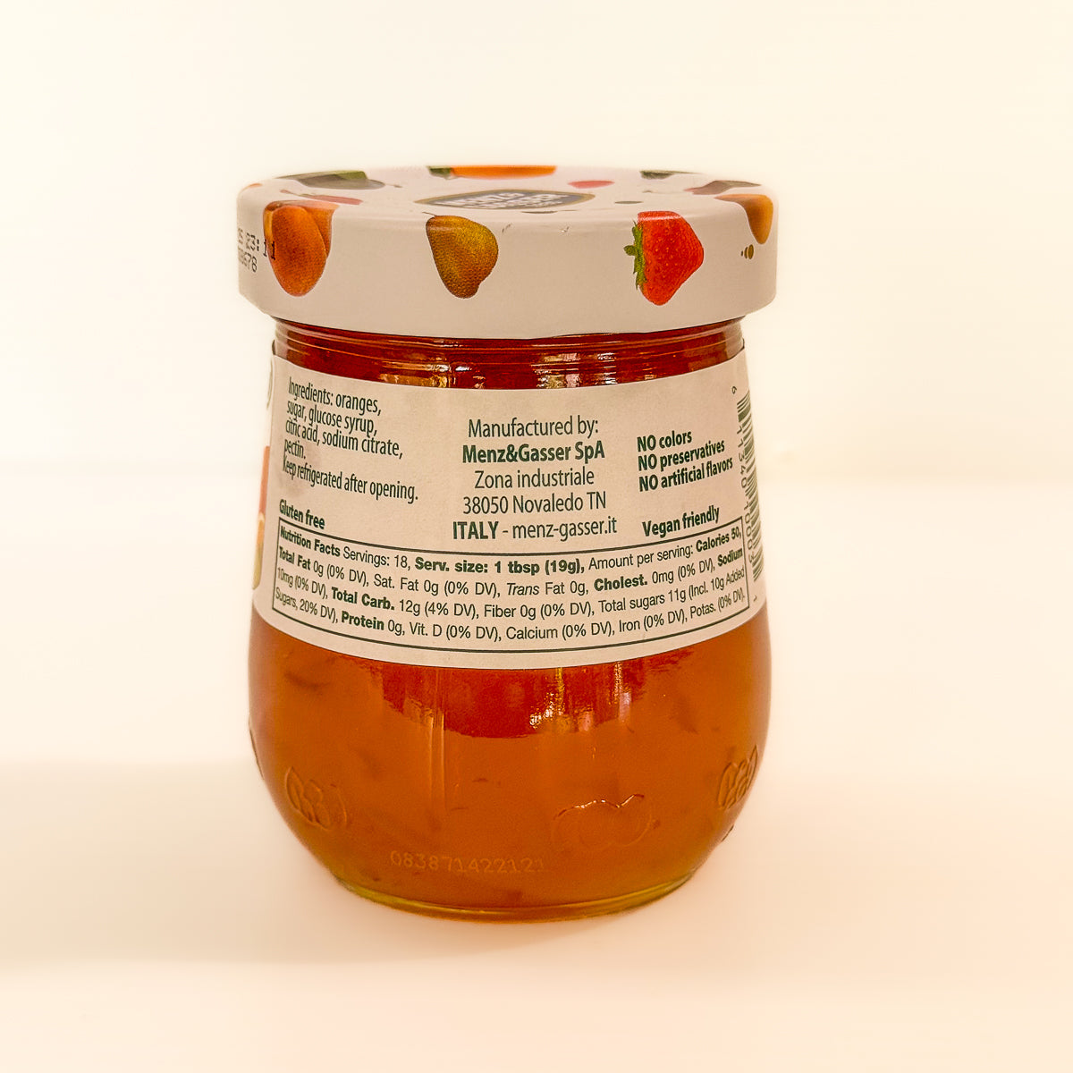 Menz & Gasser Italian Fruit Spread - Orange, Blackcurrant – Etto Pasta