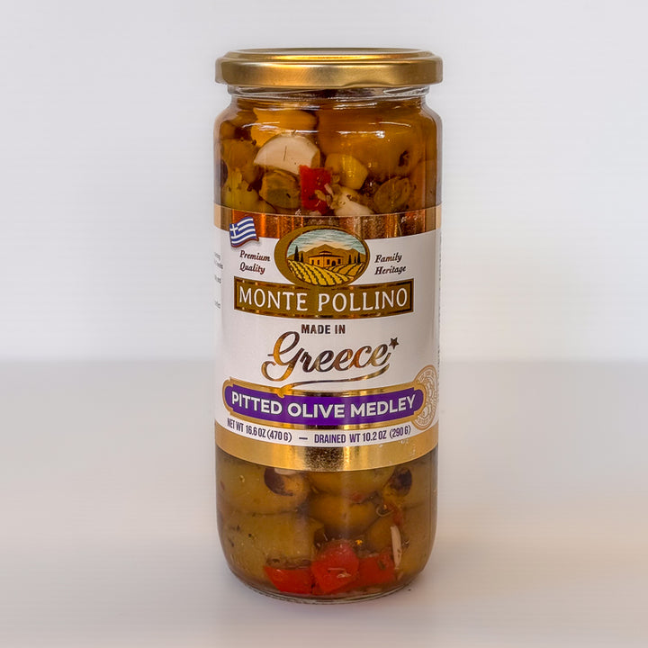 Monte Pollini Pitted Mixed Olive Medley