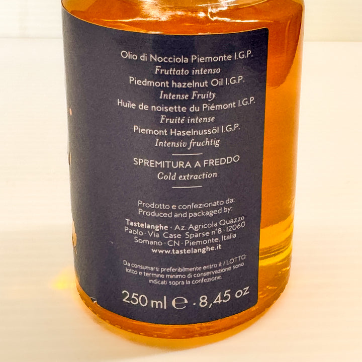 Olio di Nocciola Piemonte IGP "Langhe" (Hazelnut Oil)