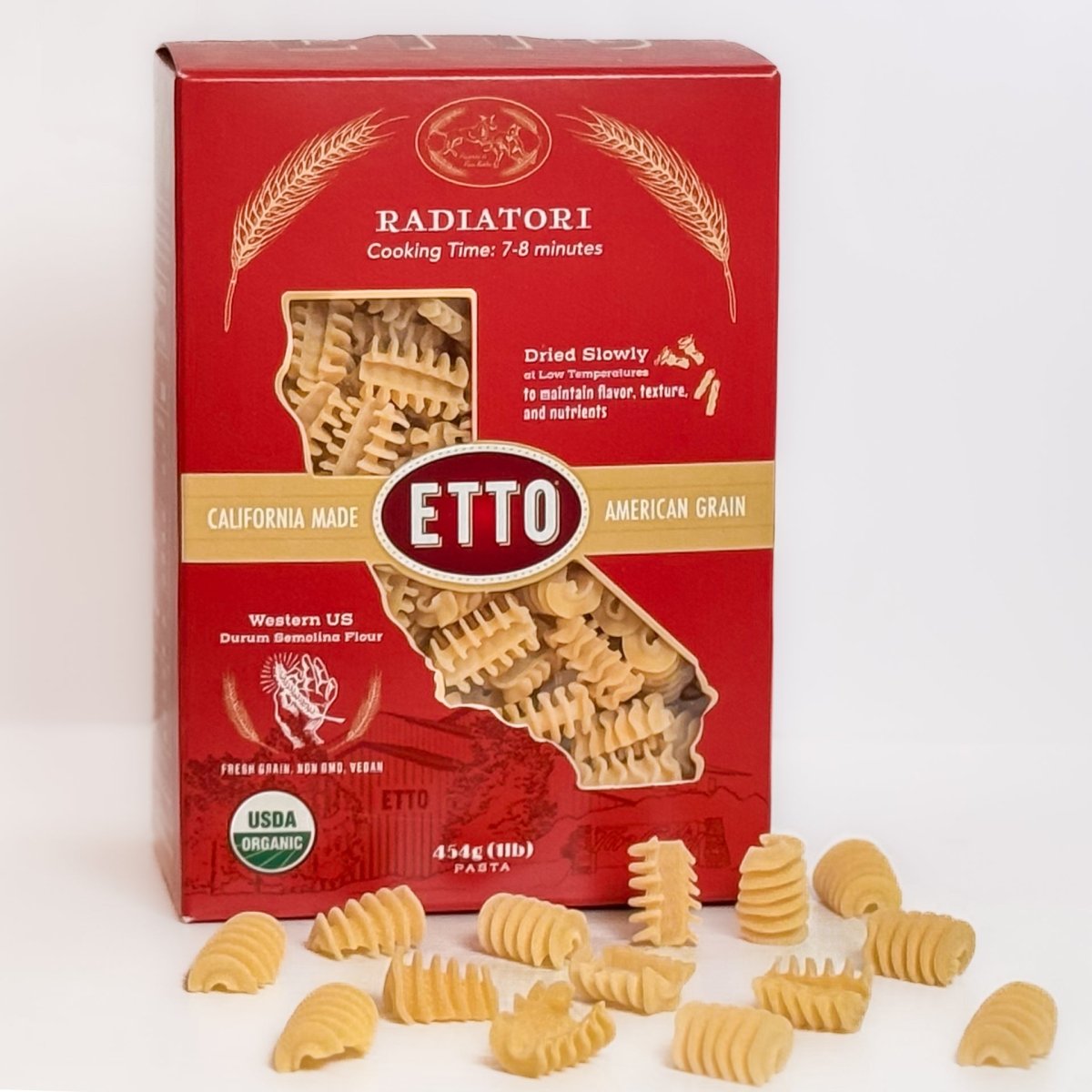 Radiatori Pasta | 1lb, 4.5lb, 15lb Sizes | Etto Pastificio – Etto Pasta
