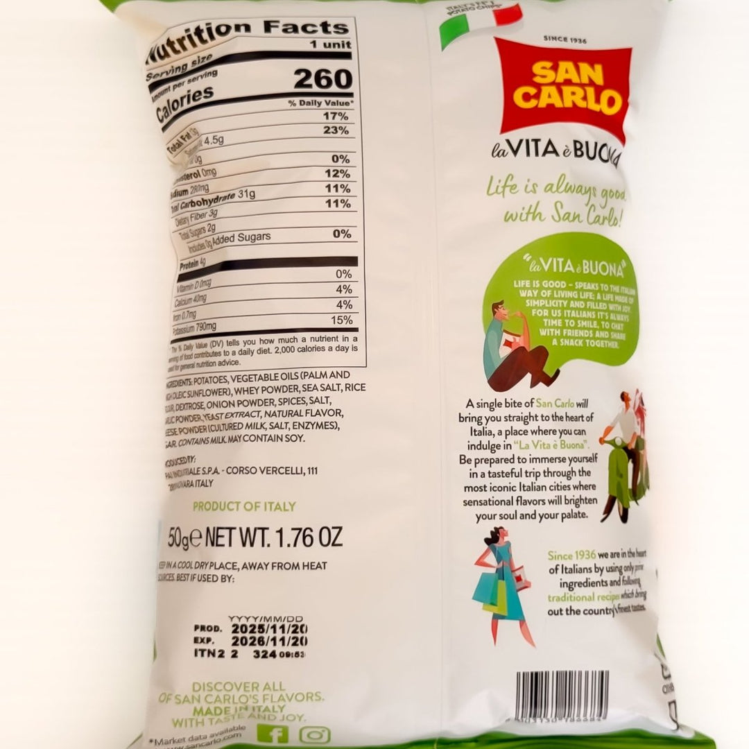 San Carlo Potato Chips - Etto Pasta