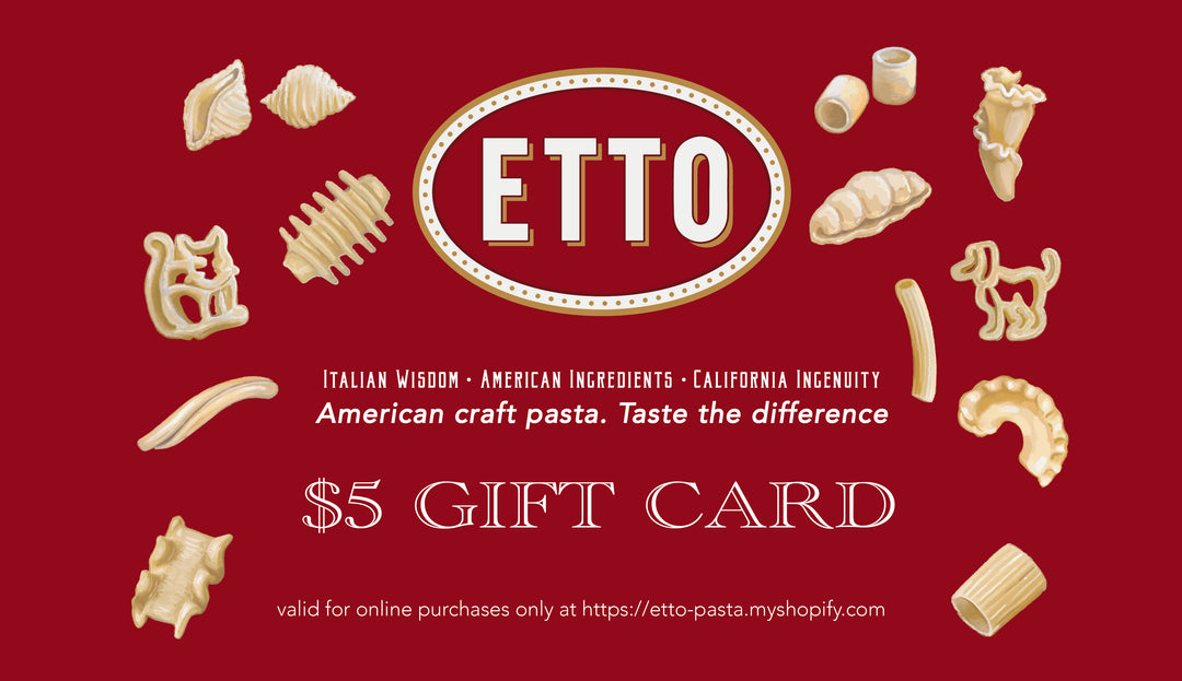 Etto Pasta Gift Card