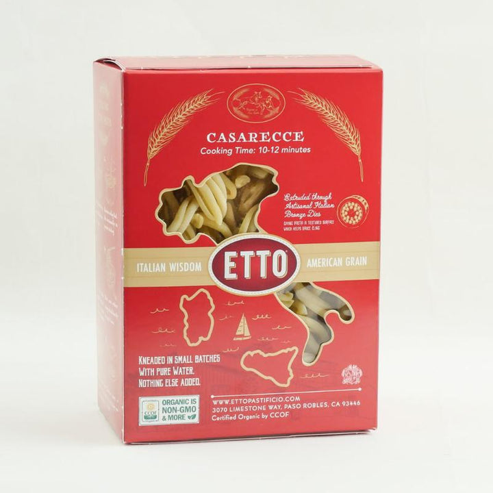 Casarecce Pasta  1 pound box. Italy cut out.