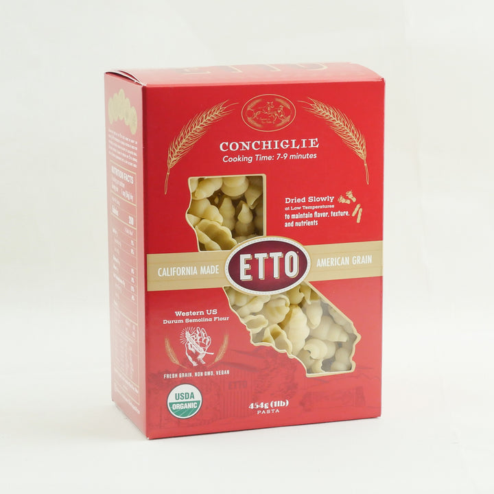 Conchiglie Pasta 1lb box California cut out