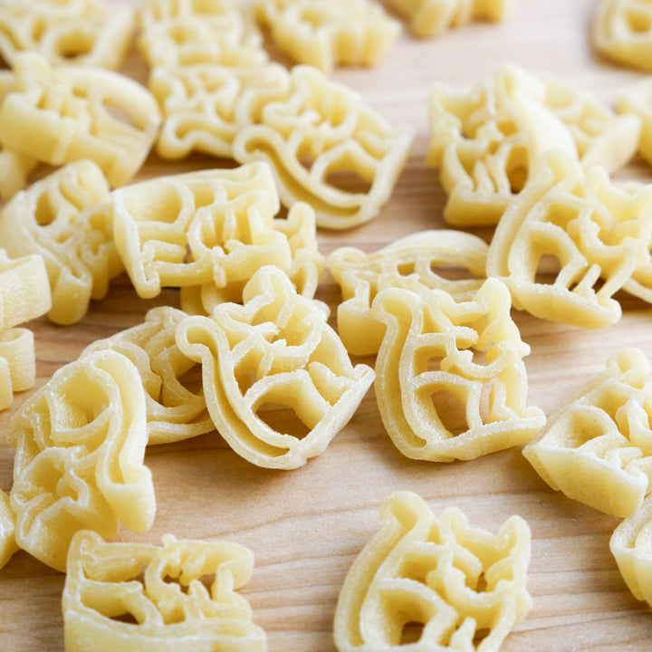 Figaro cat shaped pasta shape